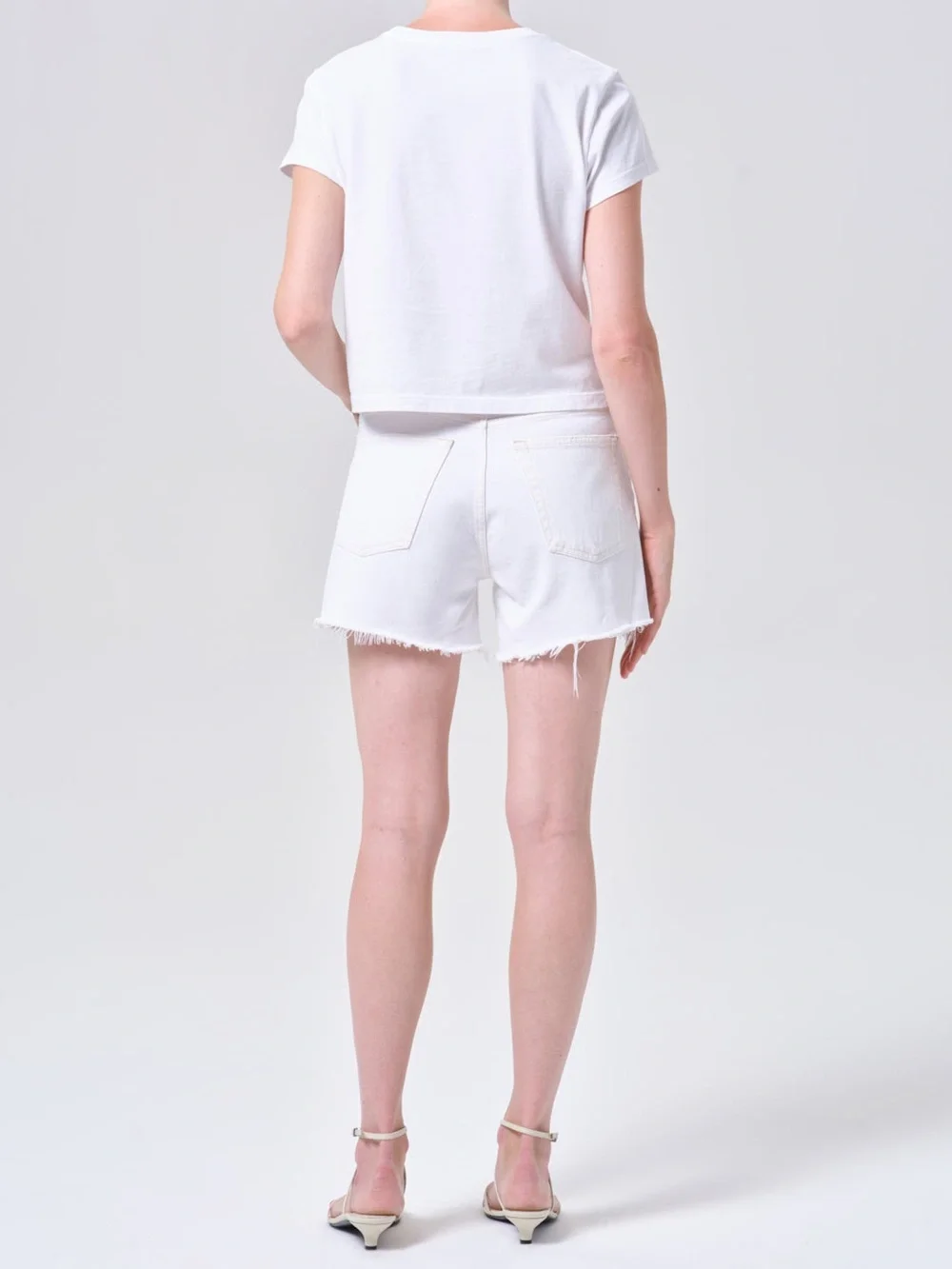 PARKER LONG SHORT IN PANNA COTTA
